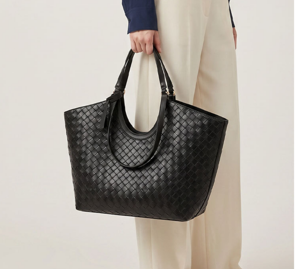 Sophia Woven Carryall Bag