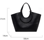 Sophia Woven Carryall Bag