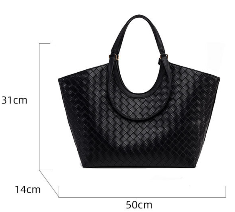 Sophia Woven Carryall Bag